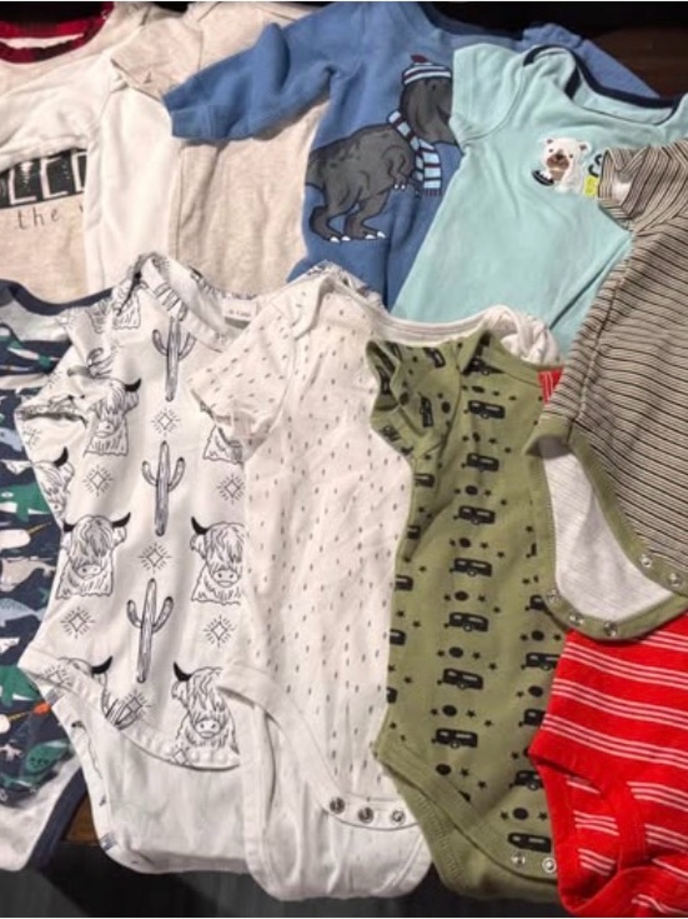 Lot of 9-12 Onesies